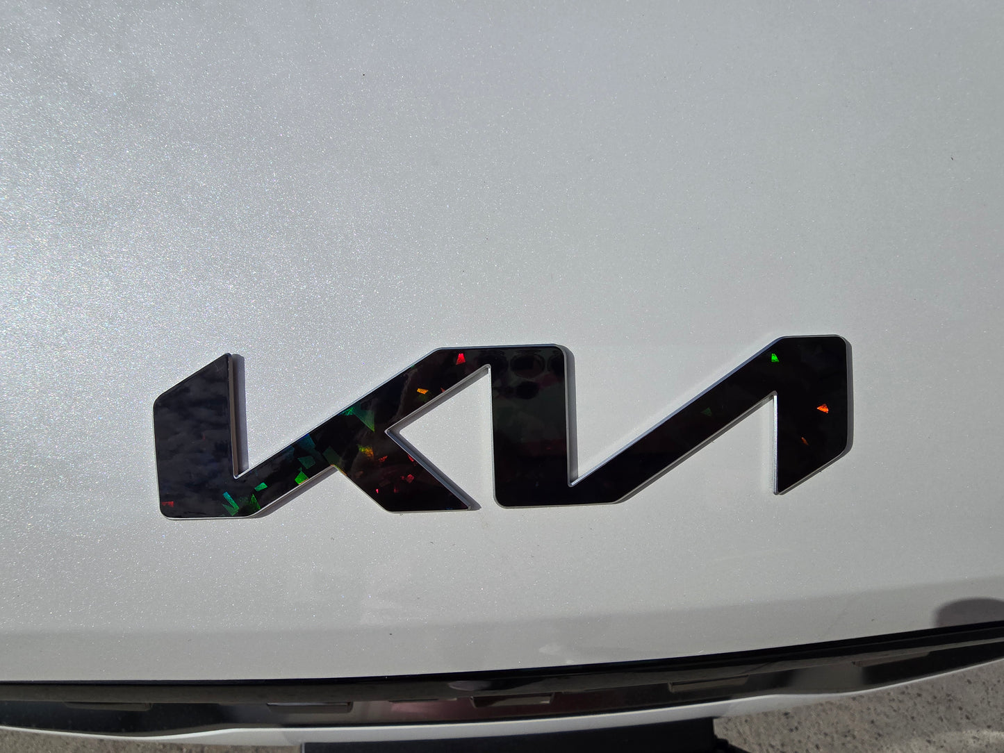 Badge Overlay Decal | Fits Kia Emblems (Various Sizes) | Steering Wheel Option | Single Decal