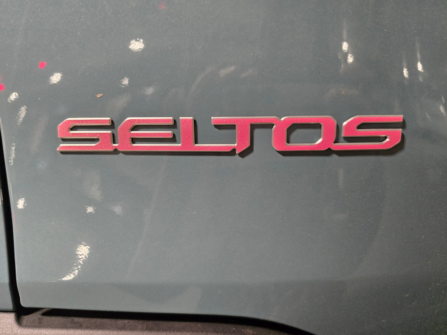Badge Overlay Decal Set | Fits Kia Seltos MY23-25 | Front + Rear + Seltos + Steering Wheel + 4X (Optional)