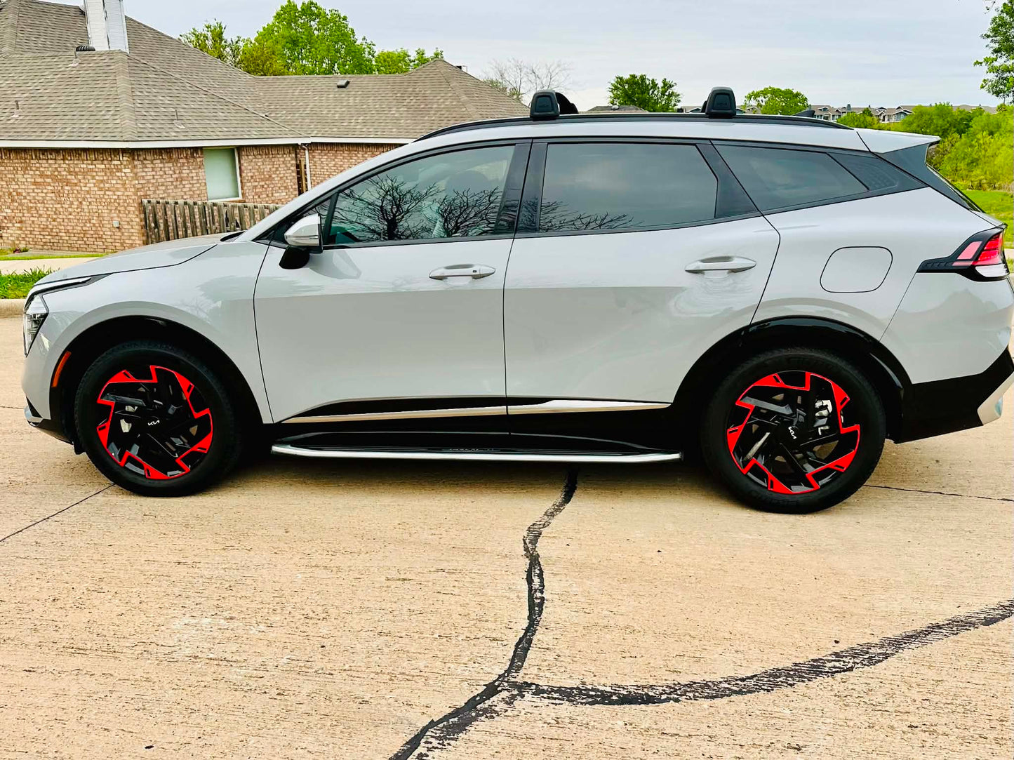 Rim & Logo Decal Overlay Set | Fits Kia Sportage MY22-25 (SX-Prestige/SX+)