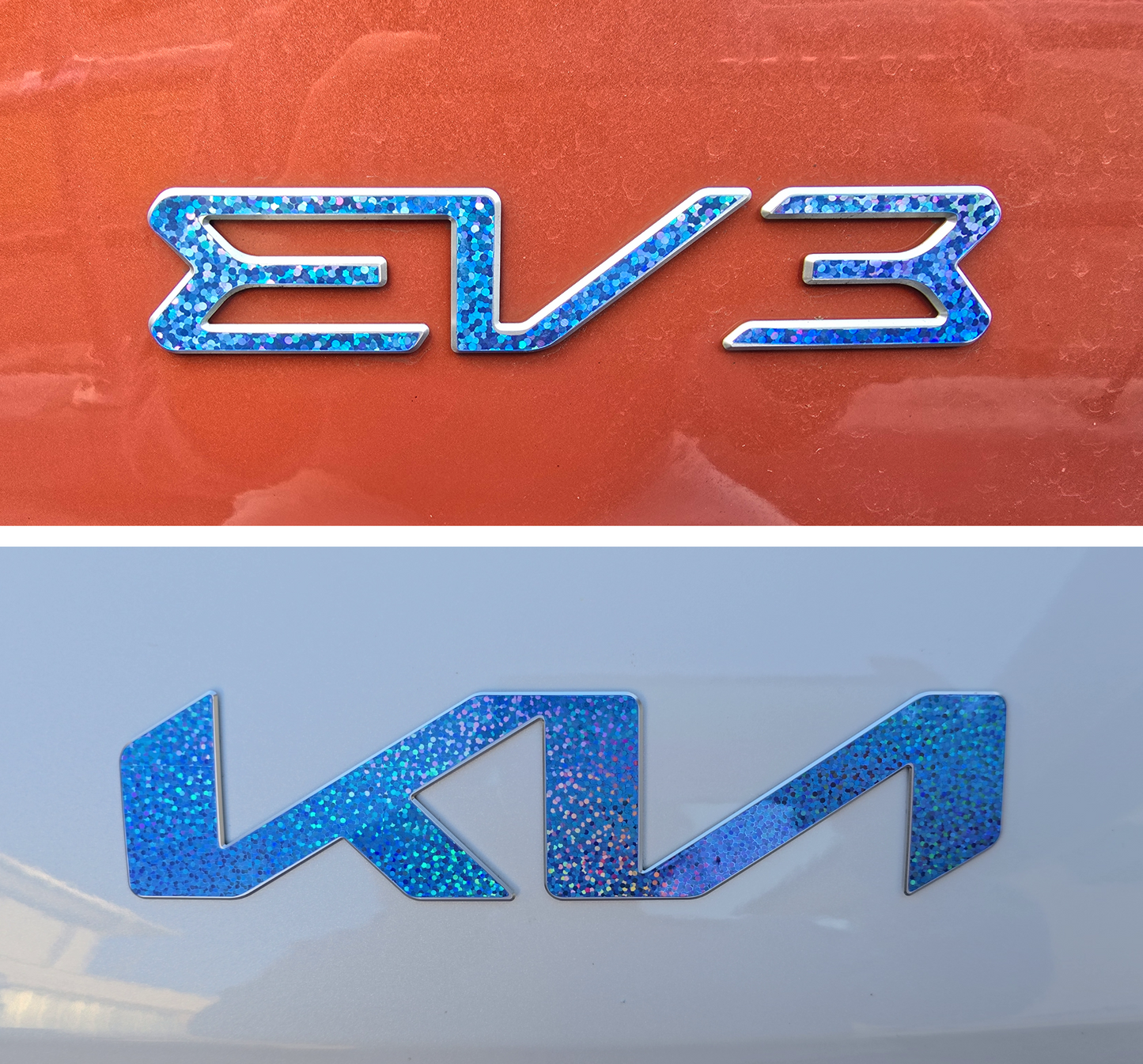 Badge Overlay Decal Set | Fits Kia EV3 MY25 | Front + Rear + EV3 + Steering Wheel + GT-Line (Optional)