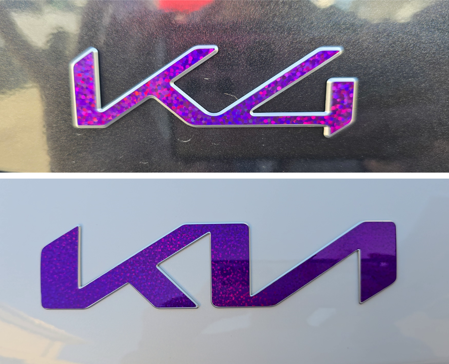 Badge Overlay Decal Set | Fits Kia K4 MY24-25 | Front + Rear + K4 + Steering Wheel + GT-Line (Optional)