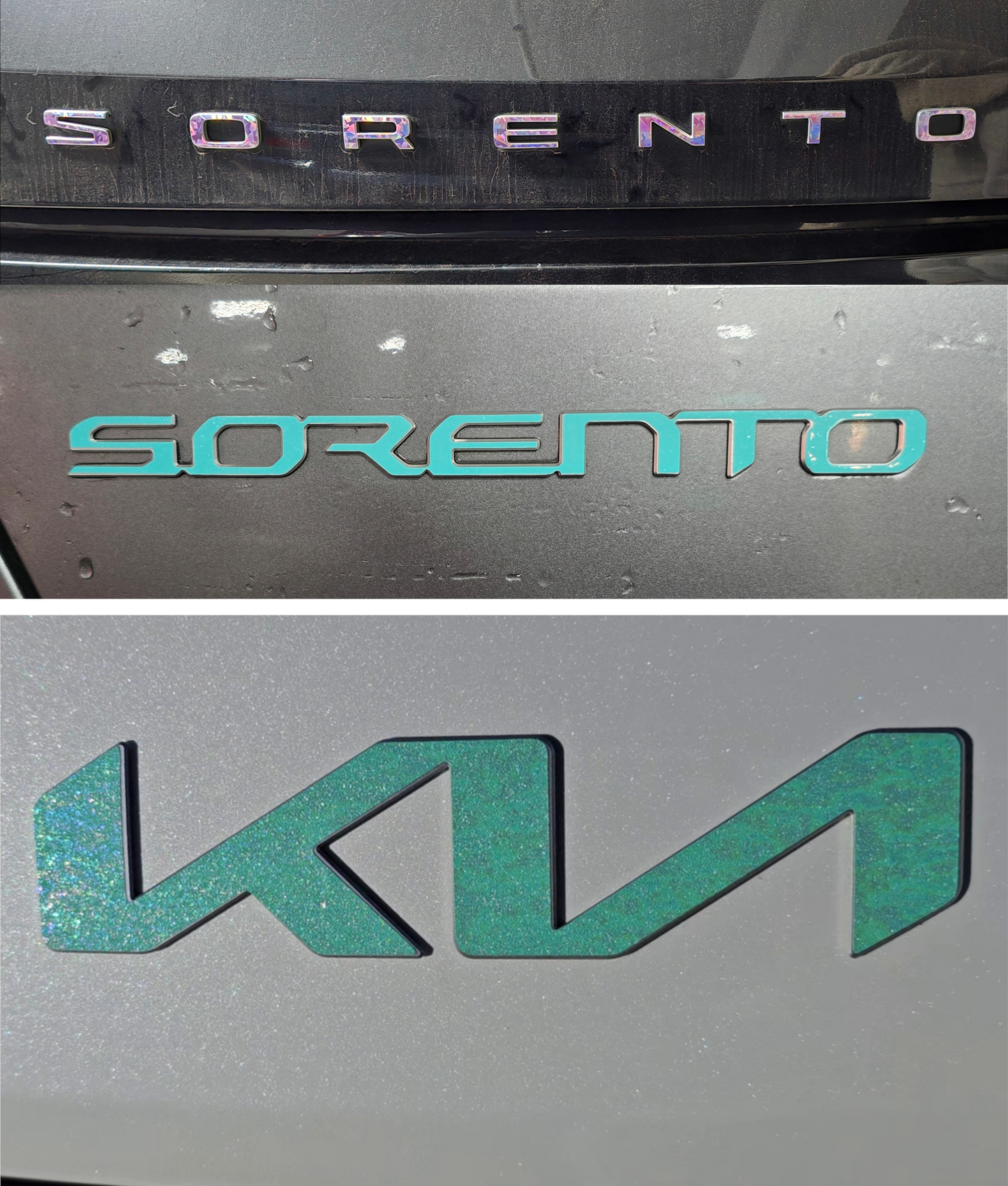 Badge Overlay Decal Set | Fits Kia Sorento MY21-25 | Front + Rear + Sorento + Steering Wheel + HEV/4X/PHEV (Optional)