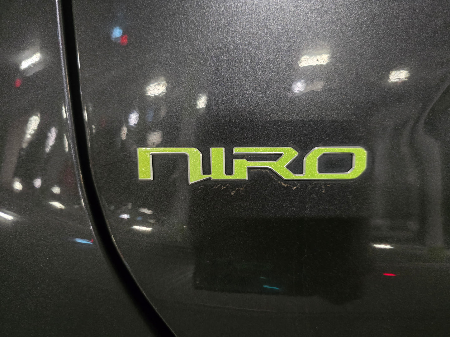 Model Badge Overlay Decal | Fits Various Kia Vehicle Badges