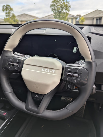 Badge Overlay Decal Set | Fits Kia EV4 MY26 Sedan | Front + Rear + EV4 + Steering Wheel