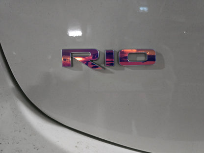Badge Overlay Decal Set | Fits Kia Rio MY23-24 | Front + Rear + Rio + Steering Wheel