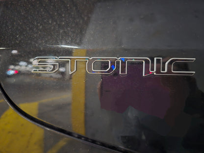 Badge Overlay Decal Set | Fits Kia Stonic MY23-25 | Front + Rear + Stonic + Steering Wheel