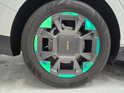 Rim Logo Overlay Decal Set | Fits Kia Carnival MY25-26 Wheel Rims + Centre Cap