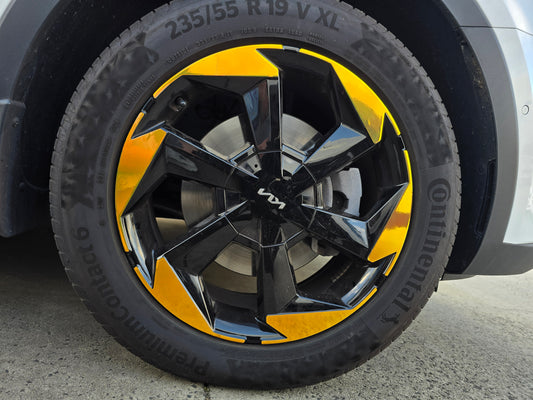 Rim Overlay Decal Set | Fits Kia Sorento MY24-26 (HEV & PHEV EX/GT-Line | Sport +)