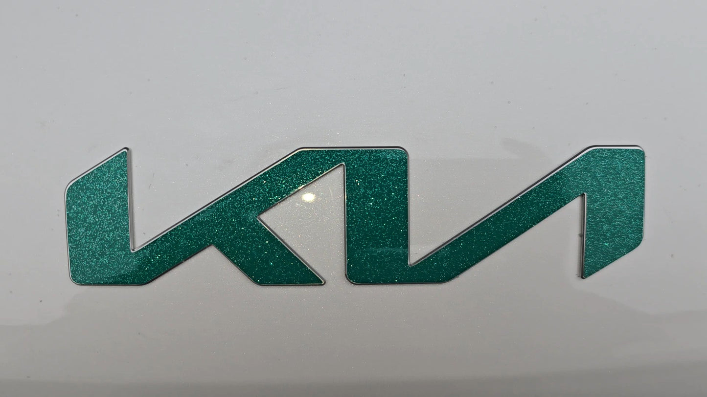 Badge Overlay Decal Set | Fits Kia EV4 MY26 Sedan | Front + Rear + EV4 + Steering Wheel