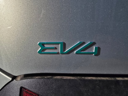 Badge Overlay Decal Set | Fits Kia EV4 MY26 Sedan | Front + Rear + EV4 + Steering Wheel
