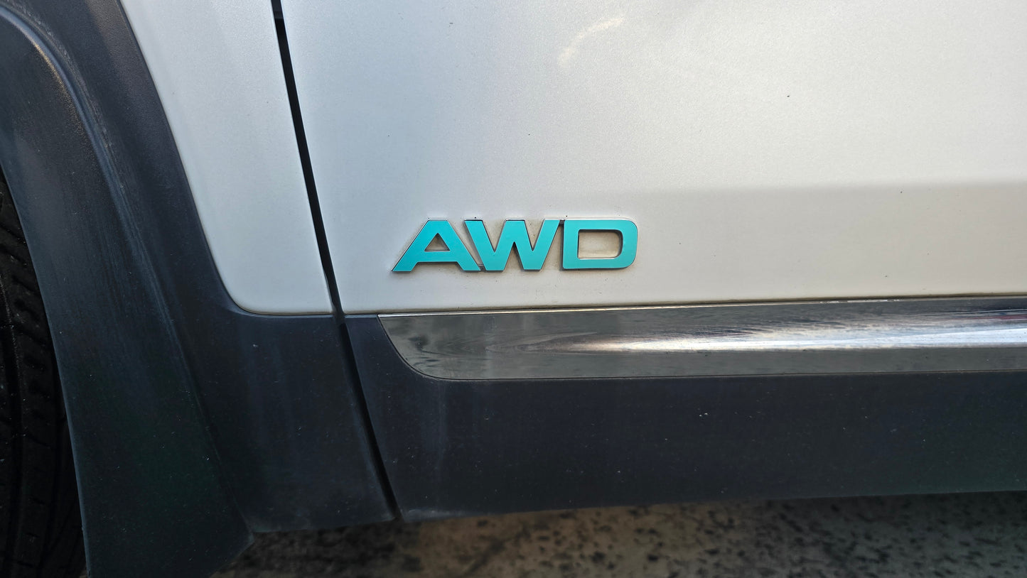 Badge Decal Overlay Set | Fits Kia Sorento MY15-20 | Front + Rear + Sorento + Steering Wheel + AWD/V6 (Optional)