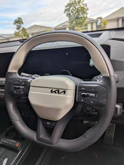 Badge Overlay Decal Set | Fits Kia EV4 MY26 Sedan | Front + Rear + EV4 + Steering Wheel