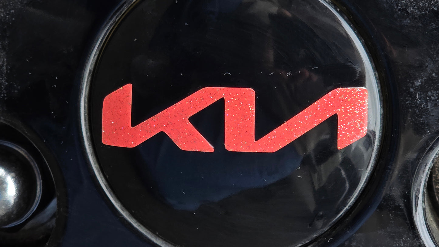 Logo Overlay Decal Set | Fits Kia Seltos Rims MY23-26 (All Rim Styles)