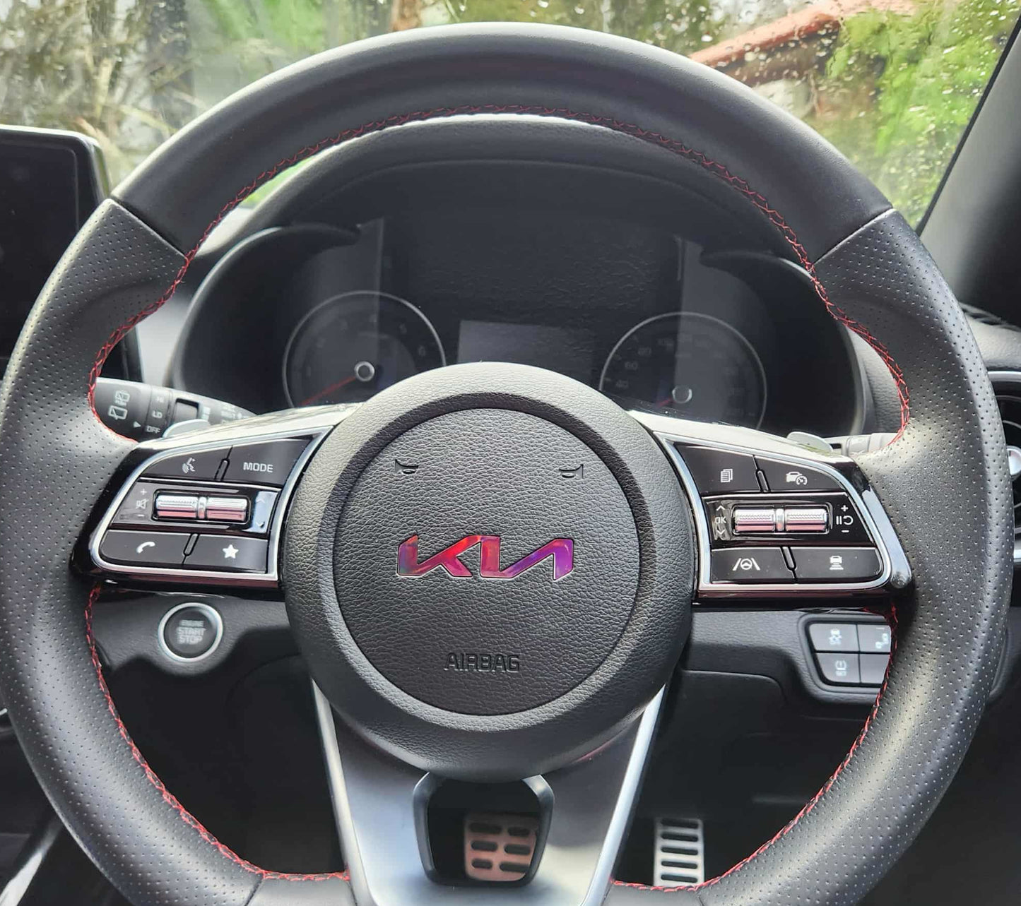 Badge Decal Overlay Set | Fits Kia Niro MY22 | Front + Rear + Niro + Steering Wheel