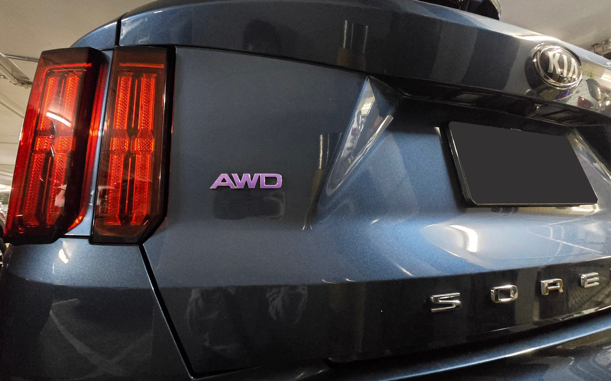 Badge Decal Overlay Set | Fits Sorento MY21 (MQ4) | Front + Rear + Sorento + Steering Wheel + AWD (Optional)