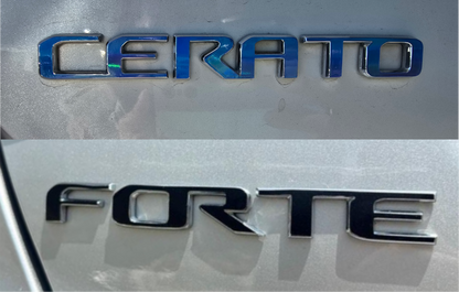 Model Badge Decal Overlay | Fits Various Vehicle Badges