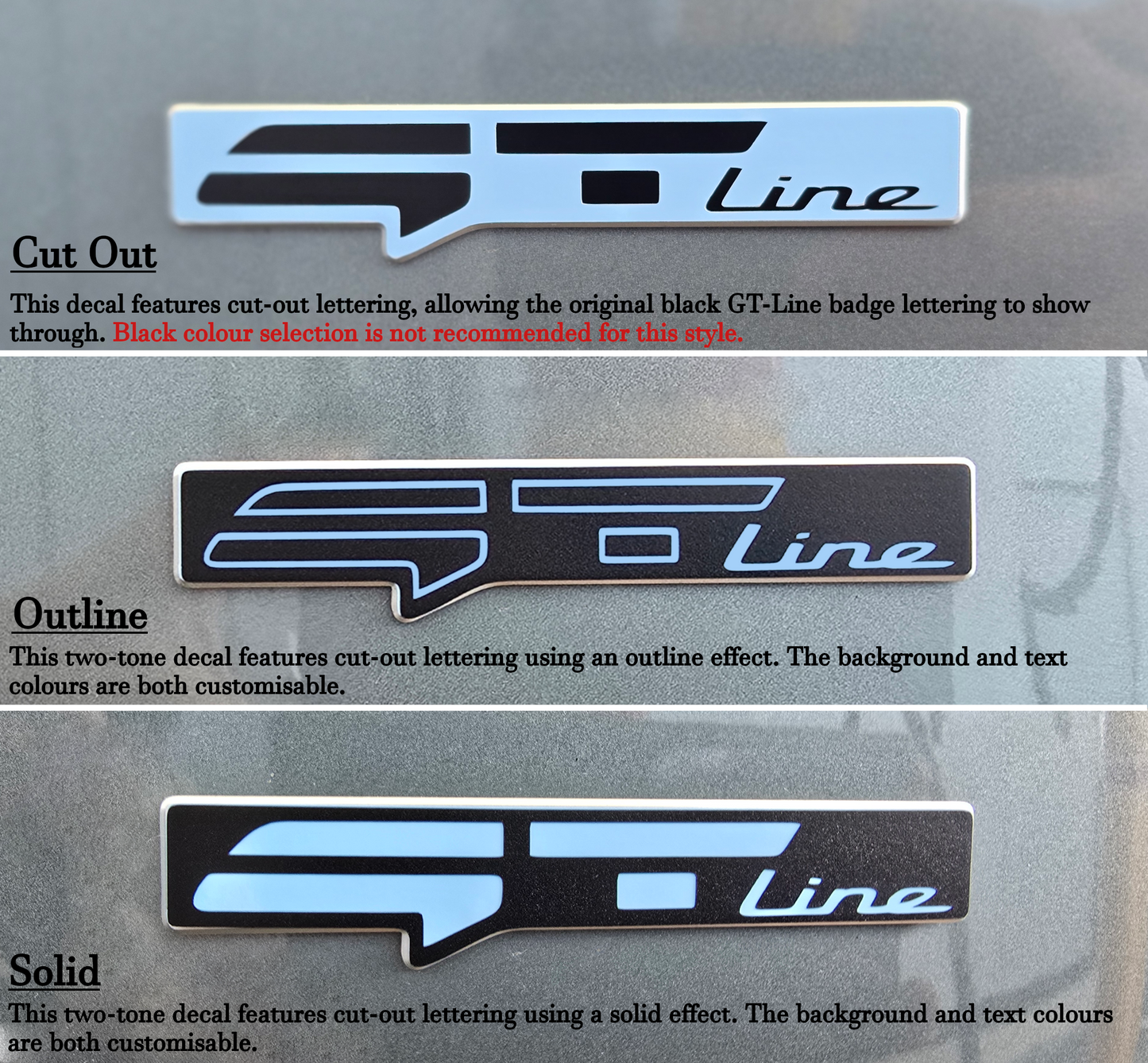 Badge Overlay Decal Set | Fits Kia K4 MY24-26 | Front + Rear + K4 + Steering Wheel + GT-Line (Optional)