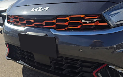 Grille Overlay Set | Fits Kia Forte/Cerato MY22-24 (GT/GT-Line/S/Sport/Sport+)