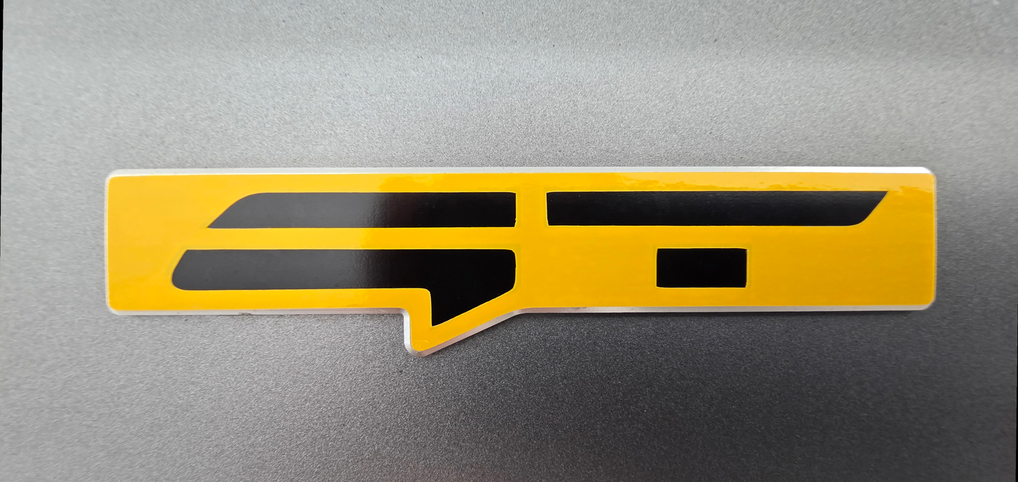 Badge Overlay Decal Set | Fits Kia EV6 MY22-25 | Front + Rear + EV6 +  Steering Wheel + GT-Line/GT (Optional)