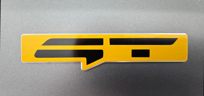 Badge Overlay Decal Set | Fits Kia EV6 MY22-25 | Front + Rear + EV6 +  Steering Wheel + GT-Line/GT (Optional)