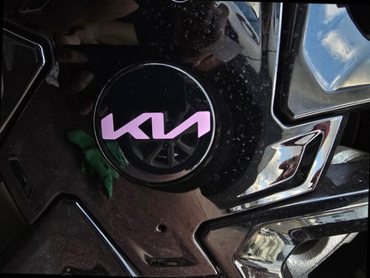 Rim Logo Overlay Decal Set | Fits Kia Sportage MY22-25 Wheel Rims + Kia Logo
