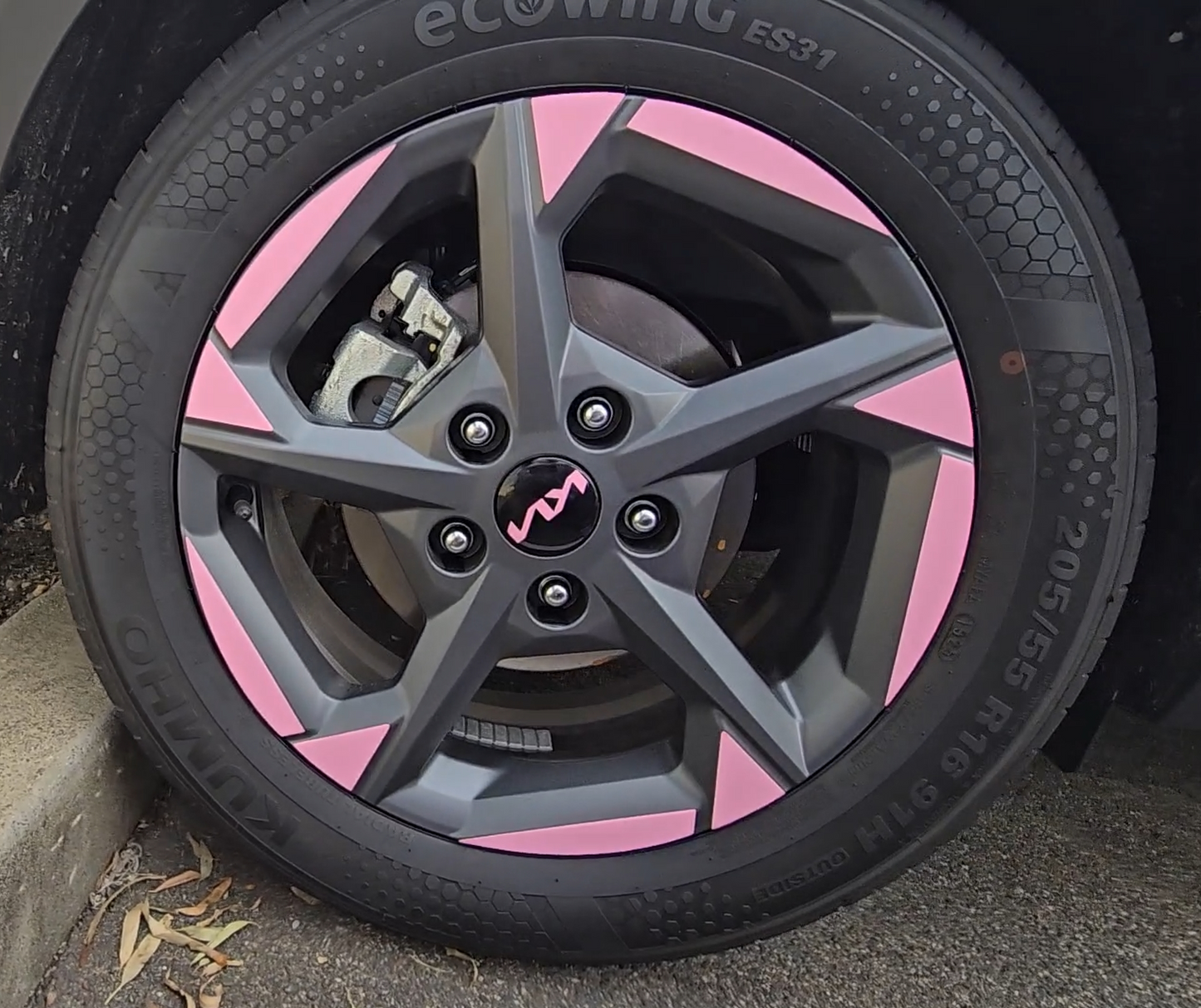 Rim & Logo Decal Overlay Set | Fits Kia K4 MY24-26 (LXS/S)