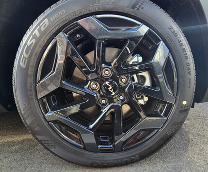 Rim & Logo Decal Overlay Set | Fits Kia Seltos MY24-26 (SX/GT-Line)
