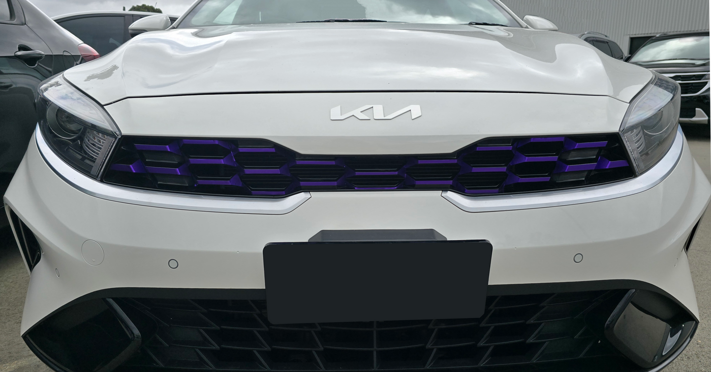 Grille Overlay Set | Fits Kia Forte/Cerato MY22-24 (GT/GT-Line/S/Sport/Sport+)