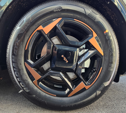 Rim & Logo Decal Overlay Set | Fits Kia Sportage MY26 (EX/SX)