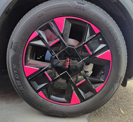 Rim & Logo Decal Overlay Set | Fits Kia Sportage MY26 (SX-Prestige/SX+)