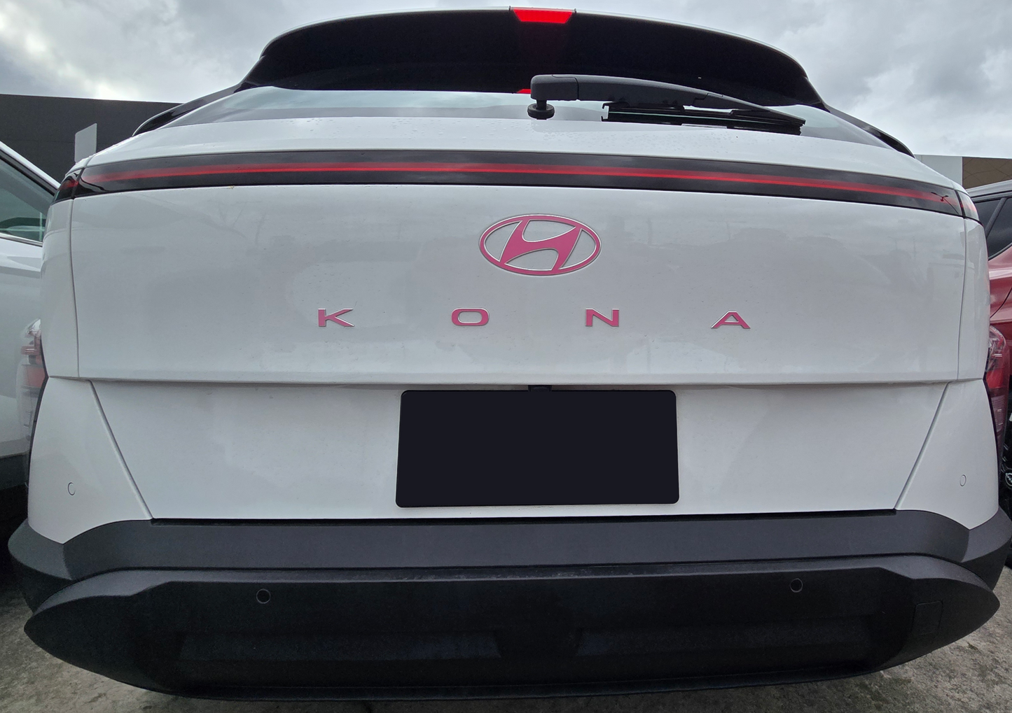 Badge Decal Overlay Set | Fits Hyundai Kona MY24-26 | Front + Rear + Kona