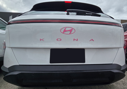 Badge Decal Overlay Set | Fits Hyundai Kona MY24-26 | Front + Rear + Kona