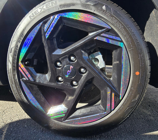 Rim & Logo Decal Overlay Set | Fits Kia K4 MY24-26 (EX/Sport/Sport+)