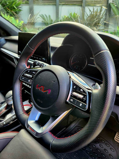 Badge Overlay Decal Set | Fits Kia Cerato MY22-24 | Front + Rear + Cerato + Steering Wheel + GT (Optional)