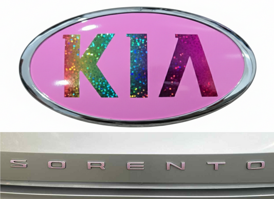 Badge Overlay Decal Set | Fits Kia Sorento MY21 (MQ4) | Front + Rear + Sorento