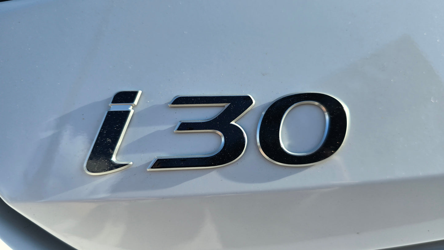 Badge Decal Overlay Set | Fits Hyundai i30 Sedan MY23-26 | Front + Rear + i30