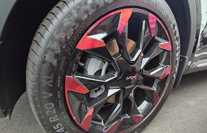 Rim & Logo Decal Overlay Set | Fits Kia Sorento MY24-26 (SX/GT-Line)