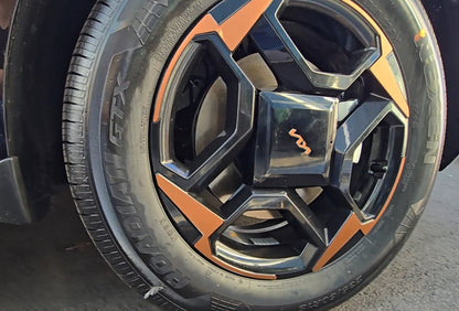 Rim & Logo Decal Overlay Set | Fits Kia Sportage MY26 (EX/SX)