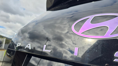 Badge Decal Overlay Set | Fits Hyundai Palisade MY26 | Front + Rear + Palisade