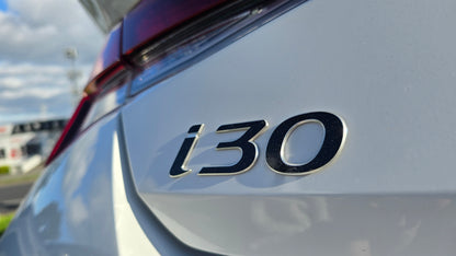 Badge Decal Overlay Set | Fits Hyundai i30 Sedan MY23-26 | Front + Rear + i30