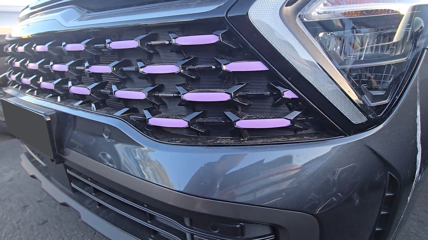 Grille Overlay Set | Fits Kia Sportage MY22-25 (X-Line/X-Pro/SX+/GT-Line)