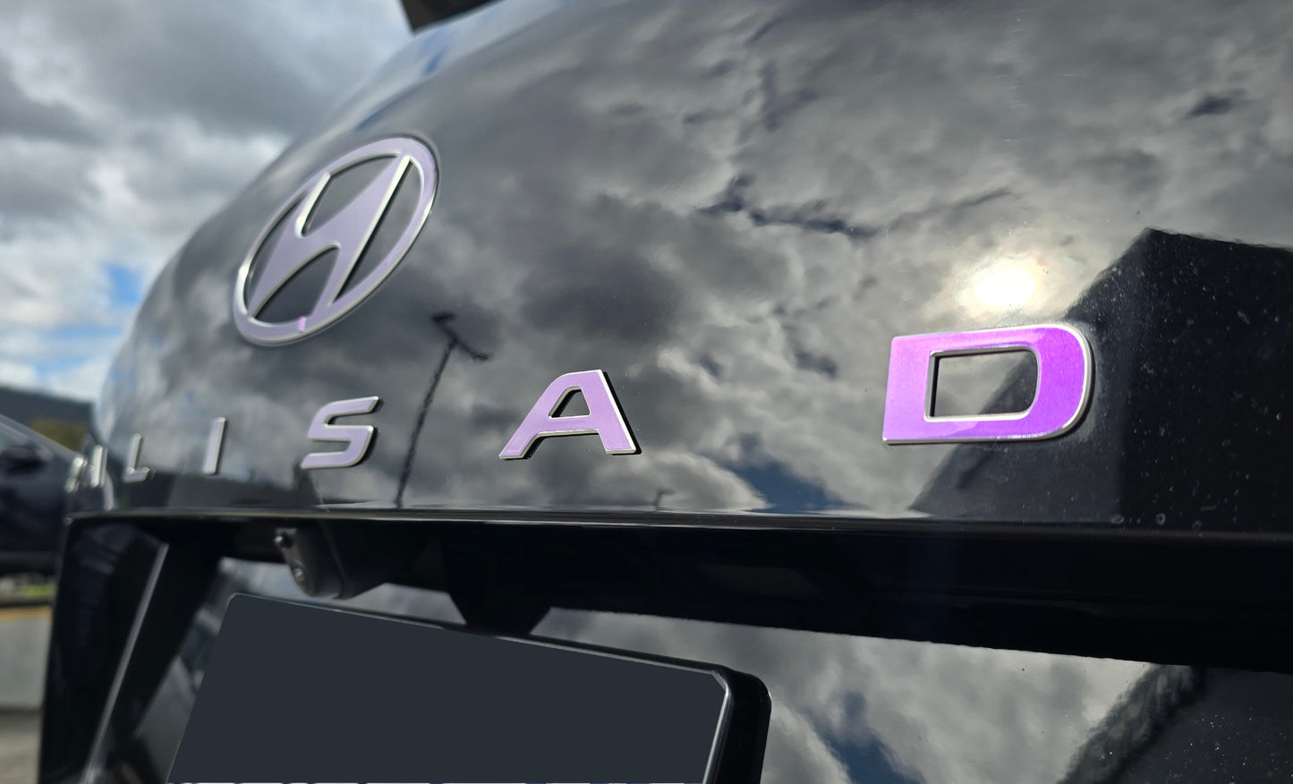 Badge Decal Overlay Set | Fits Hyundai Palisade MY26 | Front + Rear + Palisade