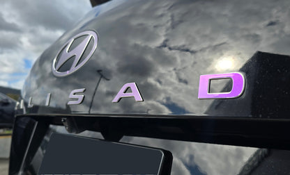 Badge Decal Overlay Set | Fits Hyundai Palisade MY26 | Front + Rear + Palisade