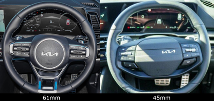 Front & Rear Kia Decal Overlay Set | Fits NEW Kia Emblems