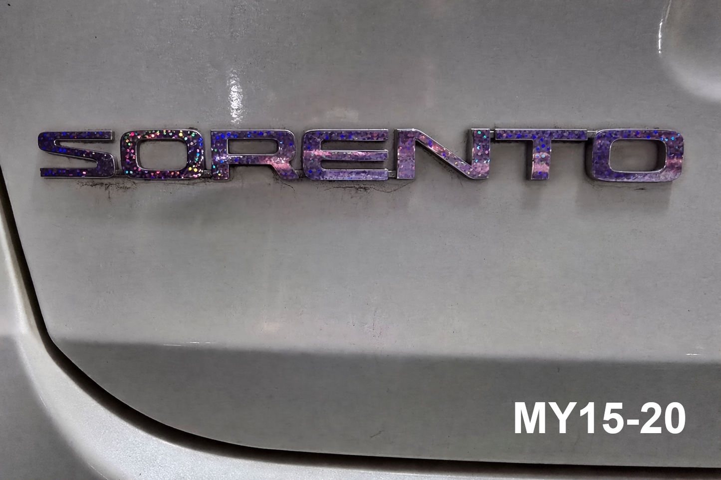 Model Badge Overlay Decal | Fits Various Kia Vehicle Badges