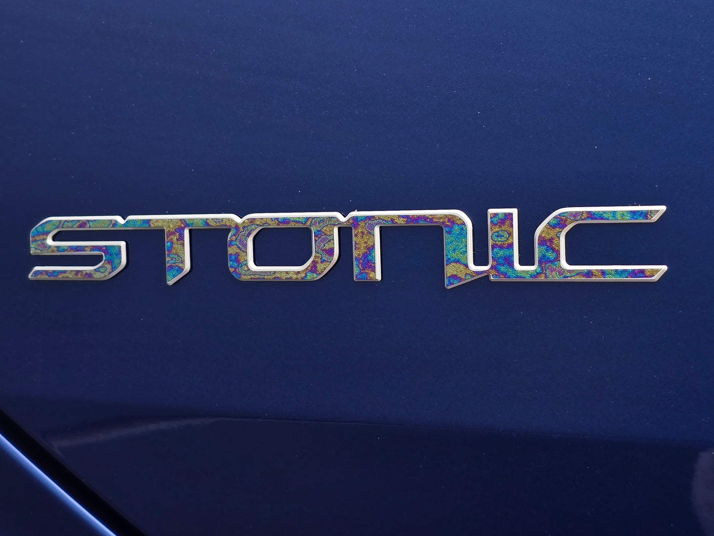 Badge Overlay Decal Set | Fits Kia Stonic MY23-26 | Front + Rear + Stonic + Steering Wheel + GT-Line (Optional)