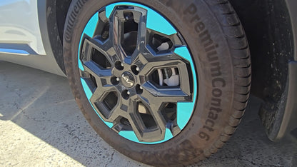 Rim & Logo Decal Overlay Set | Fits Kia Sorento MY24-26 (S/Sport)