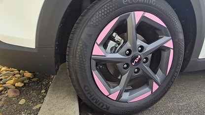 Rim & Logo Decal Overlay Set | Fits Kia K4 MY24-26 (LXS/S)