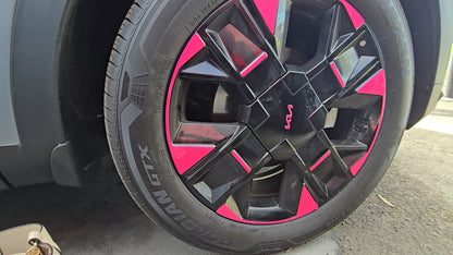 Rim & Logo Decal Overlay Set | Fits Kia Sportage MY26 (SX-Prestige/SX+)