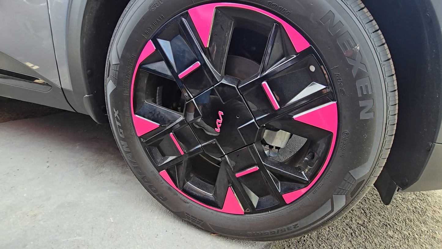 Rim & Logo Decal Overlay Set | Fits Kia Sportage MY26 (SX-Prestige/SX+)